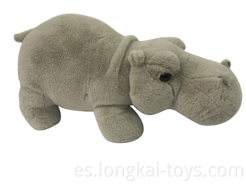 Stuffed Hippo Gray Color